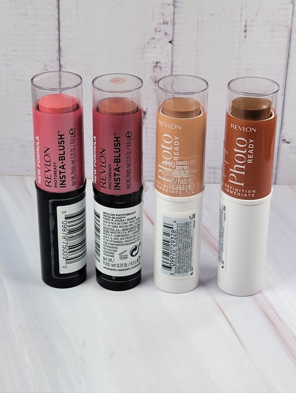 Revlon PhotoReady Insta-Blush & Insta-Sculpt Contour & Bronzer Stick Bundle NEW!